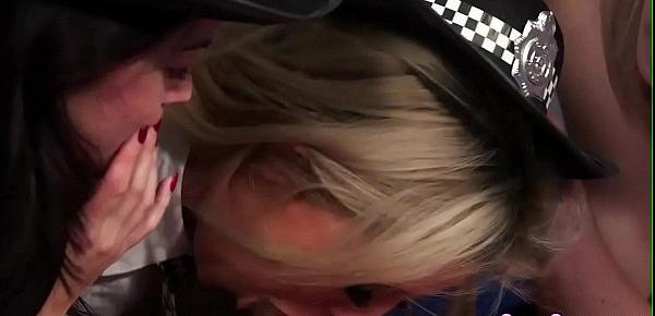  Kinky policewomen sucking